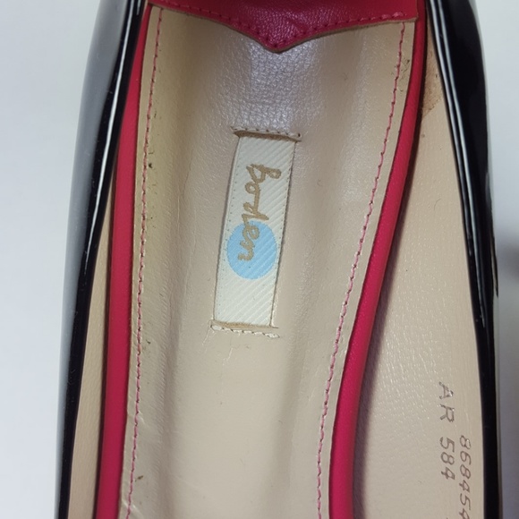 🔴SOLD🔴NEW Boden black patent leather pumps EU 40.5 US 9 - Picture 3 of 8
